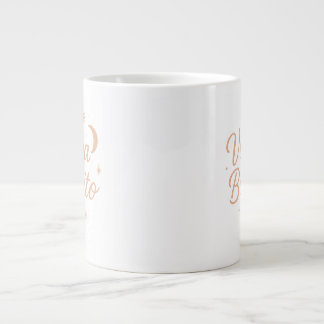 Vibra Bonito ✨ | Pastel Gold Motivational Design Jumbo-Tasse