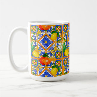 Vibran Mediterranean lemon Mug Kaffeetasse