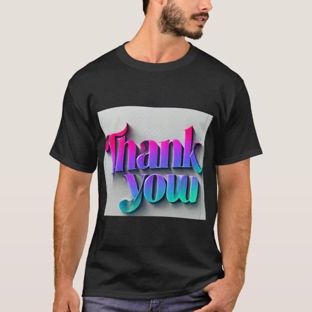 Vibranding 3D Vielen Dank Mens Tshirt (Vorderseite)