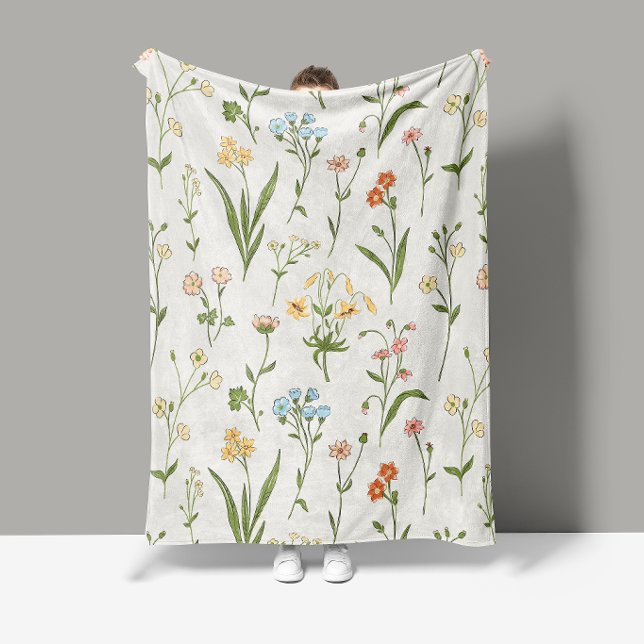 Vibranding Floral Medley Fleece Blanket (Von Creator hochgeladen)