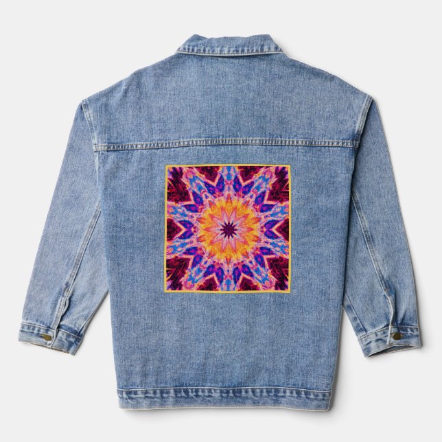 Vibranding Pattern Power Art Jeansjacke (Rückseite)