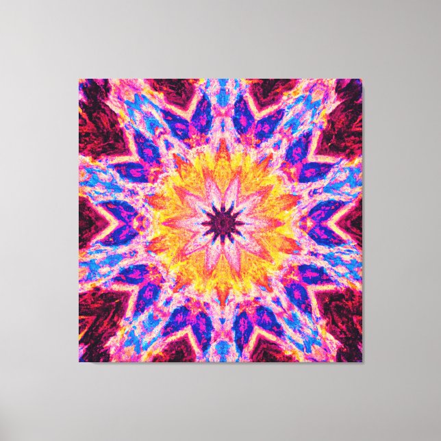 Vibranding Pattern Power Art Leinwanddruck (Vorderseite)