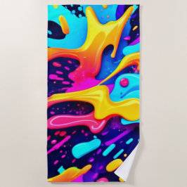 Vibranend Color Chaos Art Strandtuch