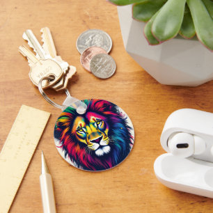 Vibranend Multicolor Lion Schlüsselanhänger