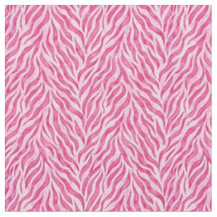 Vibranend Rosa Zebra Print Stoff