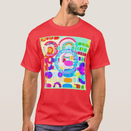 Vibraning Colors Random Pattern T-Shirt