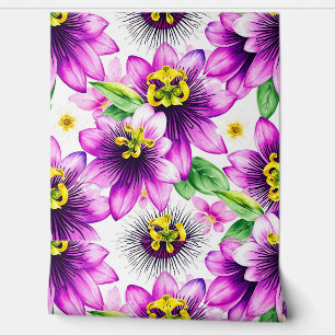 Vibraning Passion Blume Watercolor Muster Tapete