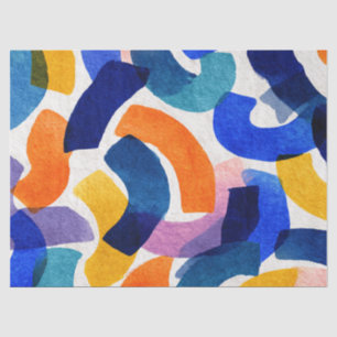 Vibraning Watercolor Abstrakt Moderne Kunst Seidenpapier