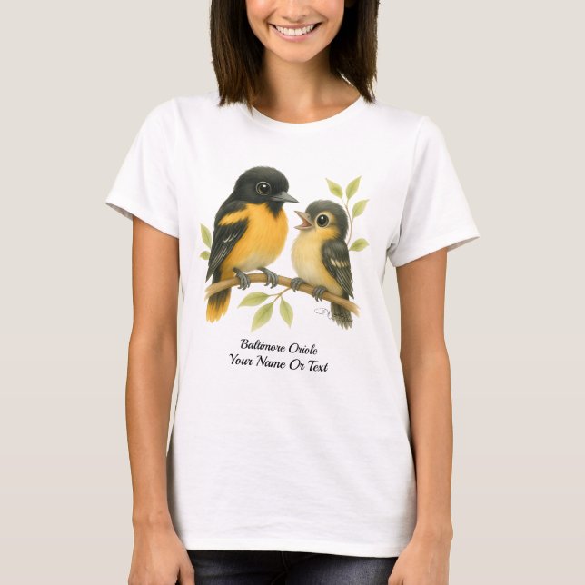 Vibranly Baltimore Oriole T-Shirt (Vorderseite)