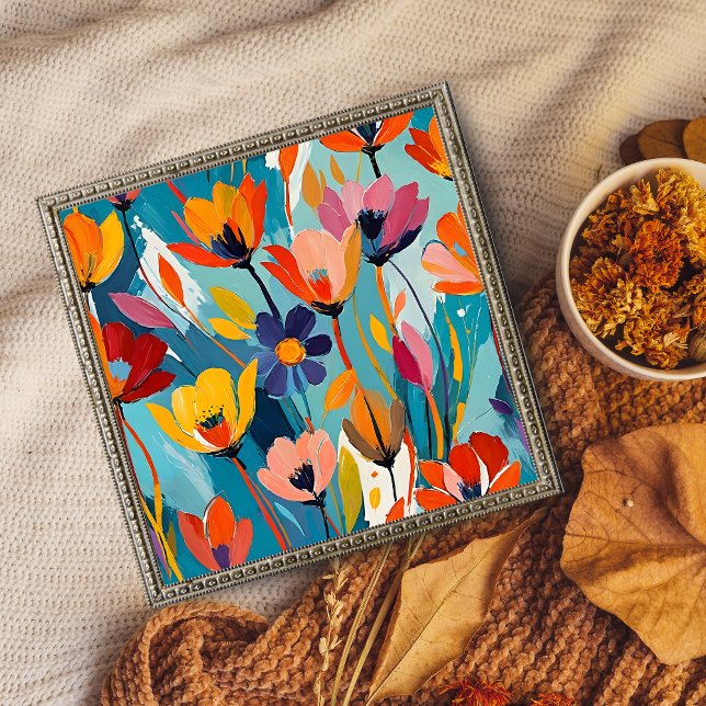 Vibranly floral Abstrakt Fotodruck (Von Creator hochgeladen)