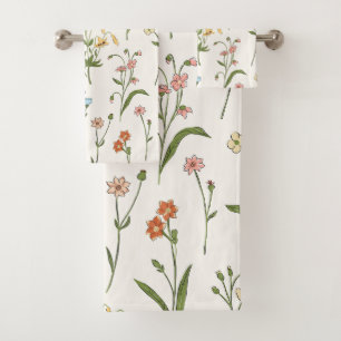 Vibranly Floral Medley Badhandtuch Set