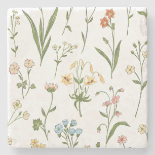 Vibranly Floral Medley Steinuntersetzer