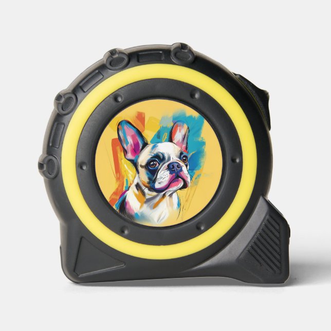 Vibranly French Bulldog Artwork Maßband (Vorderseite)