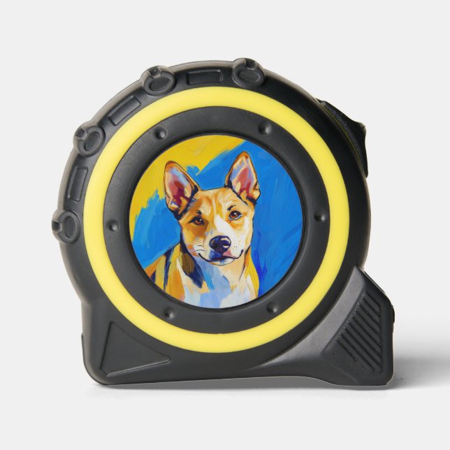 Vibrannt Carolina Dingo Dog Artwork Maßband (Vorderseite)