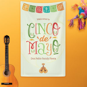 Vibrannt Cinco de Mayo Fiesta Willkommen Banner