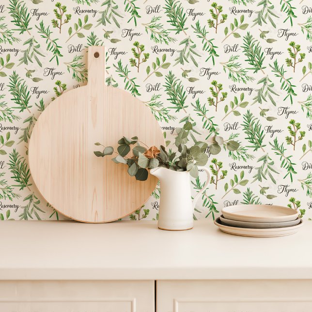 Vibrannt Herb Garden Kitchen Tapete (Von Creator hochgeladen)