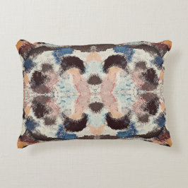 Vibrannte Pastel Symmetry - Abstrakte Textur Dekokissen