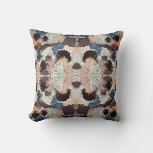 Vibrannte Pastel Symmetry - Abstrakte Textur Kissen