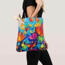Vibranntes Blumenmotiv