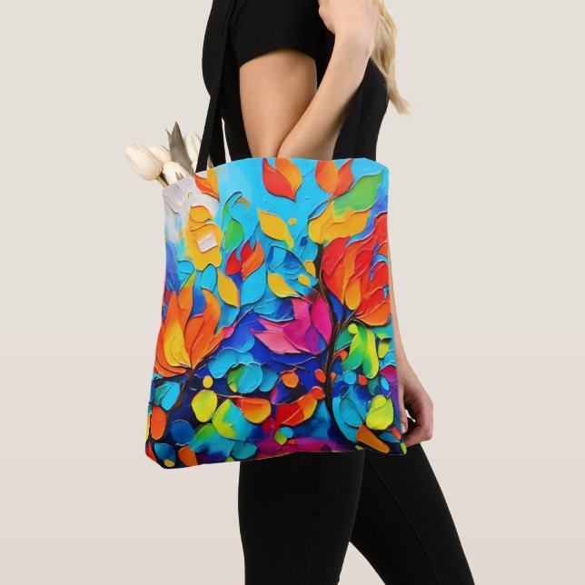 Vibranntes Blumenmotiv (Von Nahem)