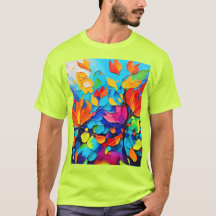 Vibranntes Blumenmotiv