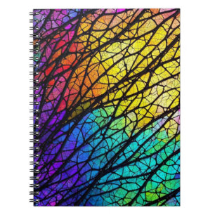 Vibranntes festes Glas Notizblock