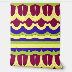 Vibranntes mehrfarbiges Hintergrundbild "Ratti_Cre Tapete