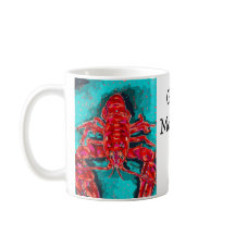 Vibrant Abstract Lobster Mug