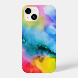 Vibrant Abstract Multicolor Modern Art Phone Case iPhone 14 Hülle