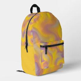 Vibrant Abstract Swirl  Bedruckter Rucksack
