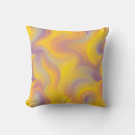 Vibrant Abstract Swirl  Kissen