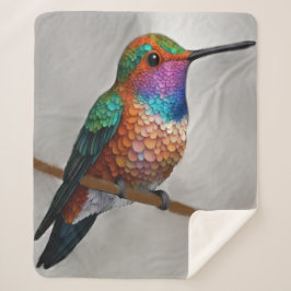 Vibrant Allen’s Hummingbird Painting Sherpadecke