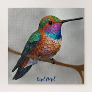 Vibrant Allen's Hummingbird-Malerei Puzzle
