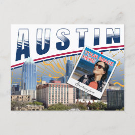 Vibrant Austin Texas Foto Collage Postkarte
