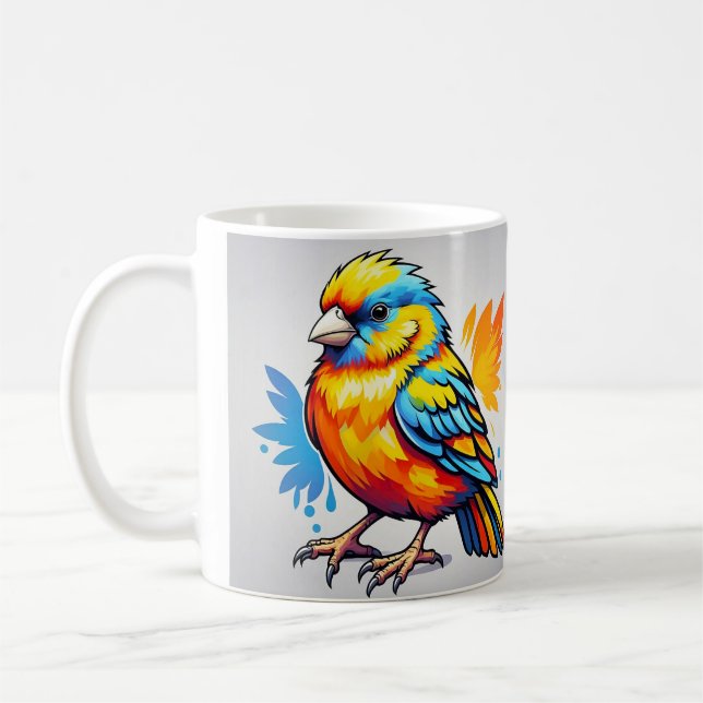 " VIBRANT AVIAN SCHAUTY " KAFFEETASSE (Links)