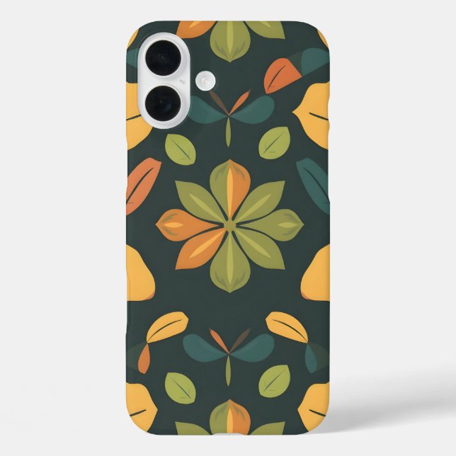 Vibrant Bio Print iPhone16 Fall Case-Mate iPhone Hülle (Rückseite)