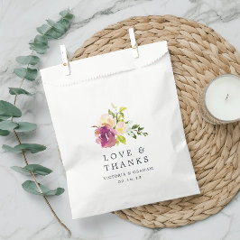 Vibrant Bloom Wedding Vielen Dank Geschenktütchen