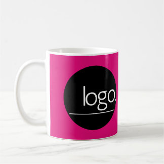 VIBRANT BOLD HOT PINK LOGO ICON TEMPLATE Business Kaffeetasse