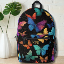 Vibrant Butterflies Monogram