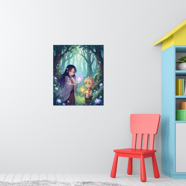 Vibrant Cartoon Wall Decor for Children Poster (Kinderzimmer 1)