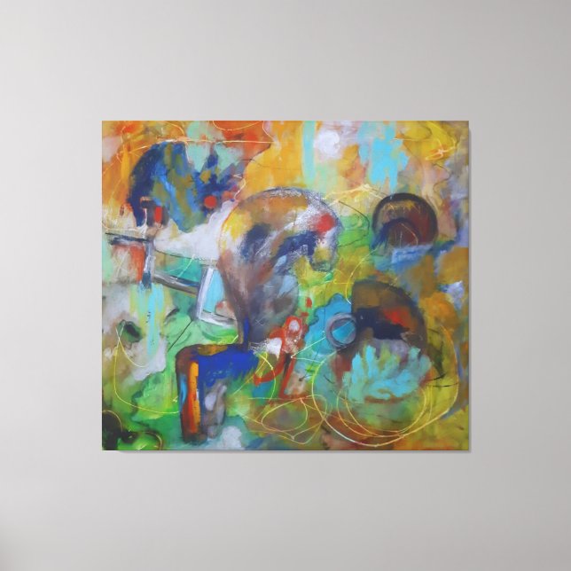 Vibrant Chaos Leinwanddruck (Vorderseite)