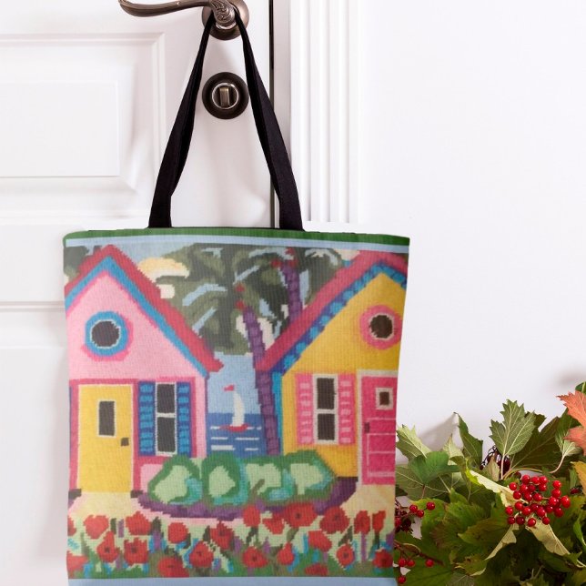 VIBRANT CHARMING TROPICAL SCENE FÜR IHRE TASCHE (Von Creator hochgeladen)