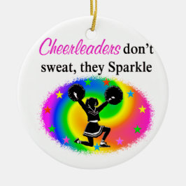 VIBRANT CHEERLEADER KERAMIK ORNAMENT