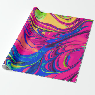 Vibrant Color Aesthetic Pattern Geschenkpapier
