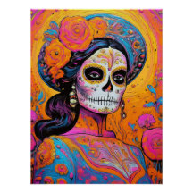 Vibrant Dia de los Muertos in Charro Outfi