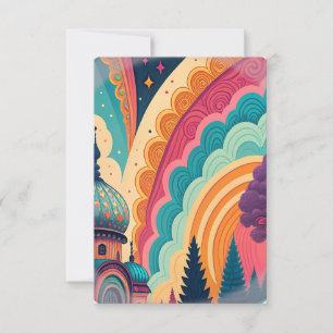 Vibrant Fantasy Danke Ihrer Karte #0001 - Anpassen