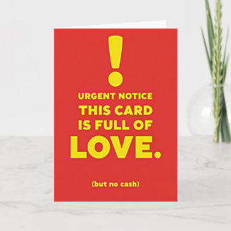 Vibrant Fathers Day Notice Card Karte