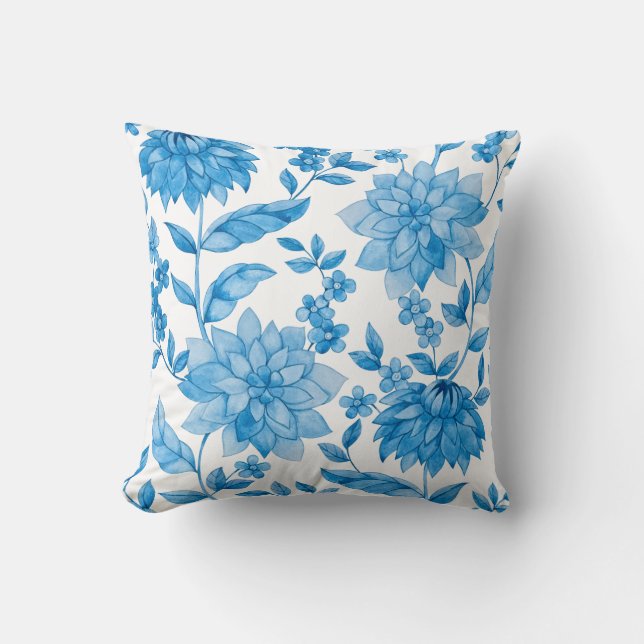 Vibrant floral pattern  kissen (Vorderseite)