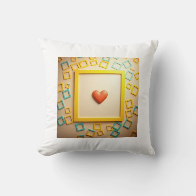 Vibrant Frame Delight Kissen (Vorderseite)