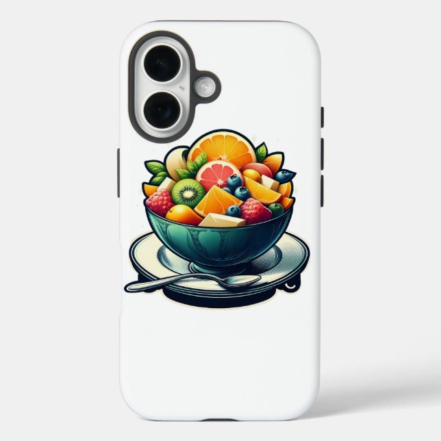 Vibrant Fruit Bowl Illustration iPhone Fall Case-Mate iPhone Hülle (Rückseite)